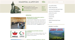 Desktop Screenshot of diaszporaalapitvany.ro